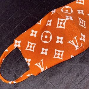 Orange LV face mask 🧡
